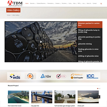 طراحی سایت شرکت فناوری آویژه خاورمیانه