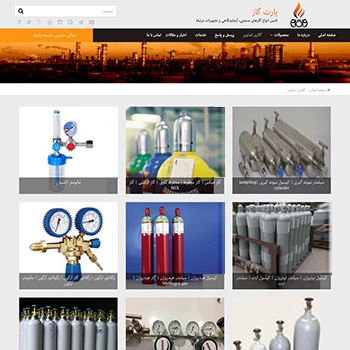 طراحی سایت شرکت فراگام پترو فناور 